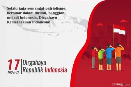 Membuat Kartu Ucapan Hari Kemerdekaan Indonesia 17 Agustus