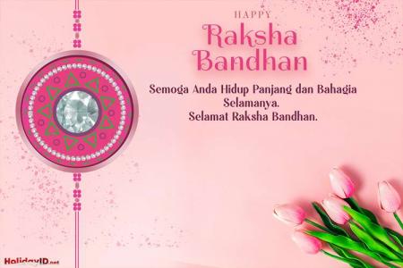 Unduh Gambar Kartu Perayaan Happy Raksha Bandhan