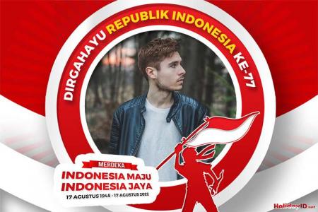 Bingkai Twibbon 77 Tahun Hari Kemerdekaan Indonesia 2022