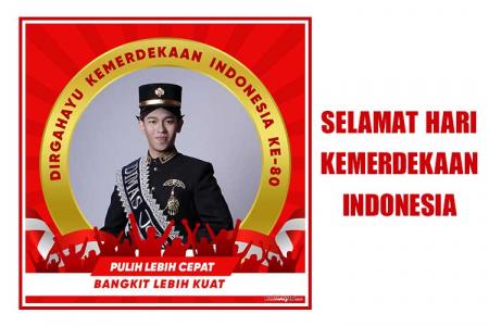 Twibbon HUT RI Ke 80 Tahun 2025