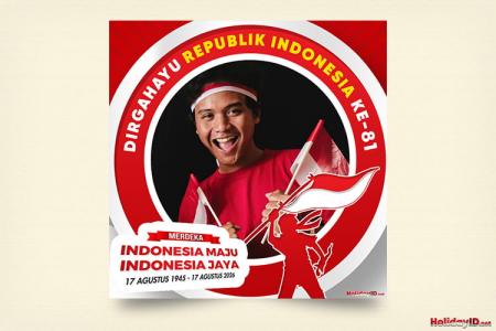 Bingkai Twibbon 81 Tahun Hari Kemerdekaan Indonesia 2026
