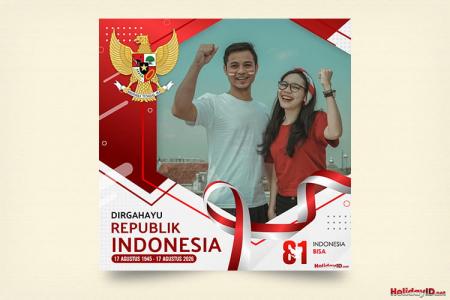 Twibbon Hari Kemerdekaan Indonesia 2026 Free