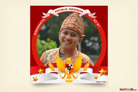 Buat Bingkai Foto Dirgahayu Republik Indonesia ke-81 Secara Online