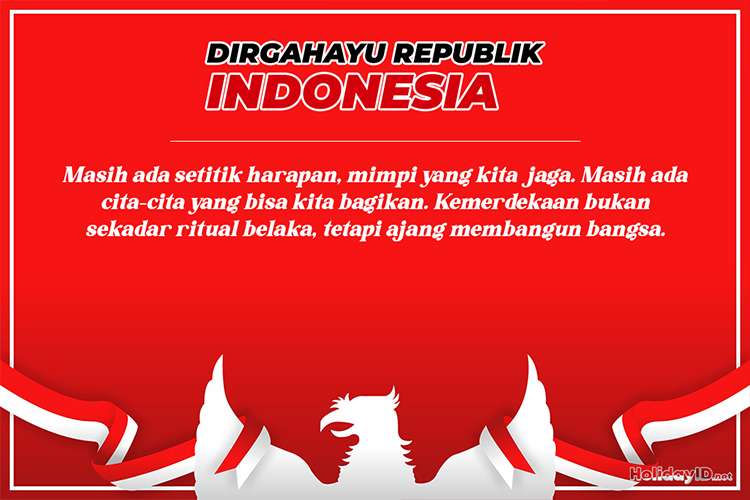 Desain Kartu Ucapan Hari Kemerdekaan Indonesia