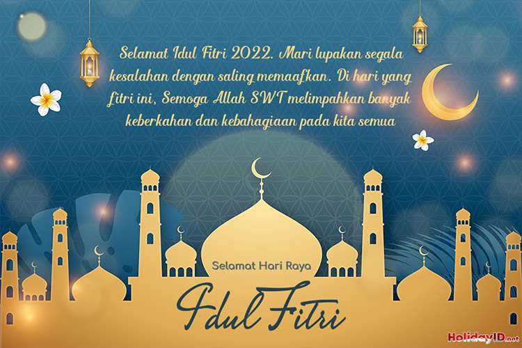 Gratis Desain Kartu Ucapan Ramadhan Idul Fitri