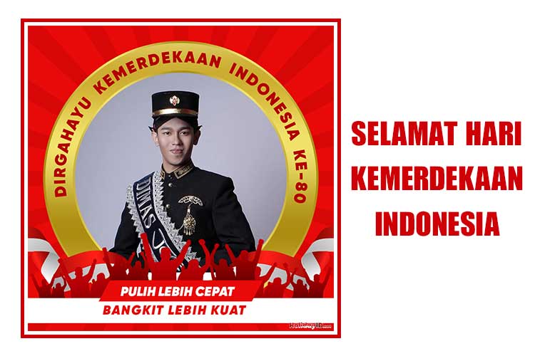 Twibbon HUT RI Ke 80 Tahun 2025